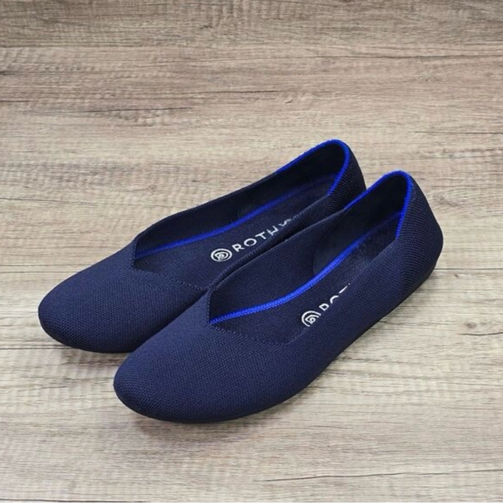 Rothy's Navy Blue Women's Casual Flats - Picture 2 of 3
